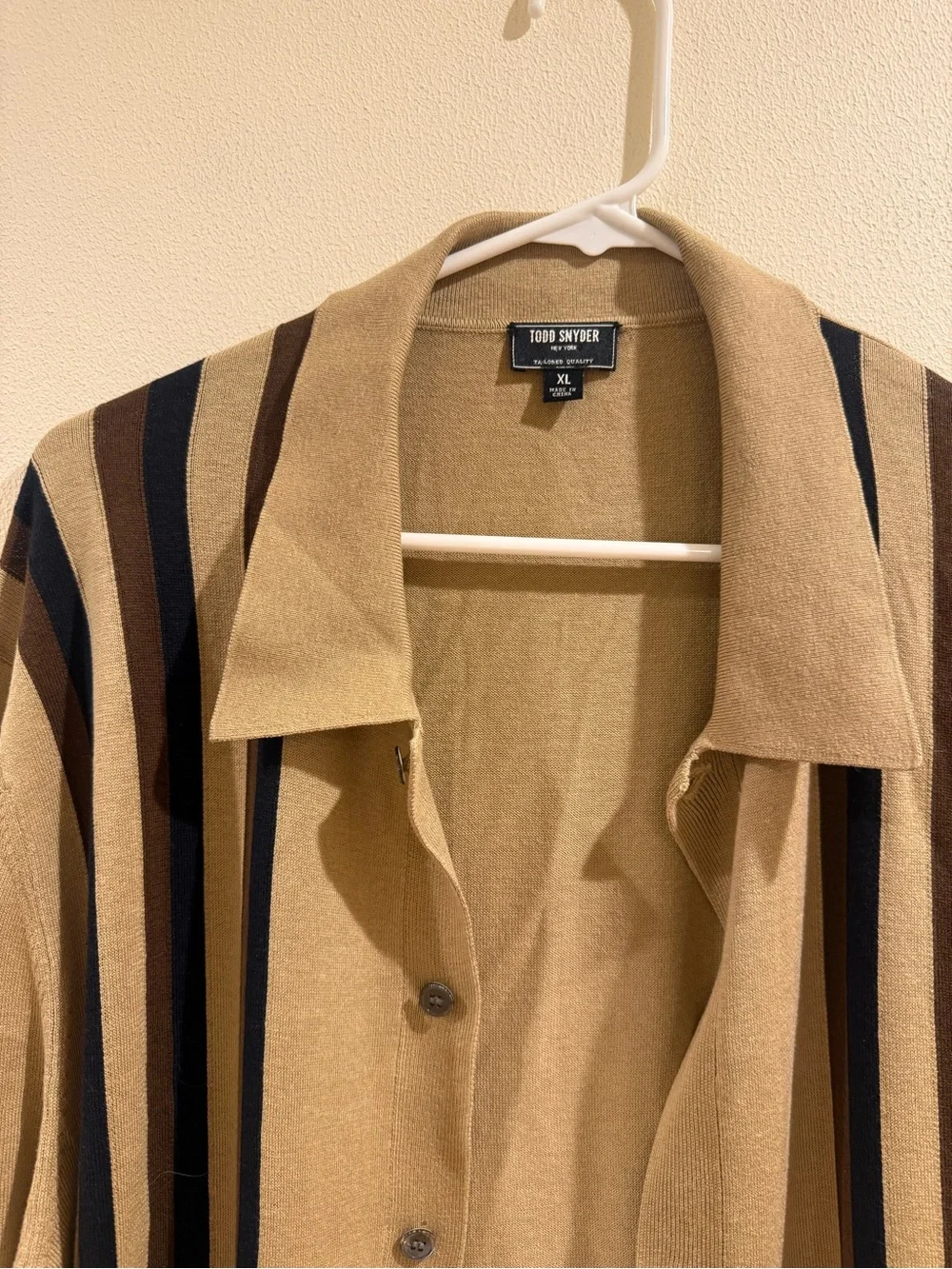 todd snyder Button Down Sweater Polo XL